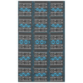 青アフリカアステカ人 テーブルクロス (正面)