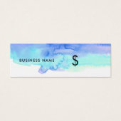 青アート水色スプラッシュホワイトプライスラベル (正面)