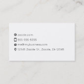 青アート水色 名刺 (裏面)