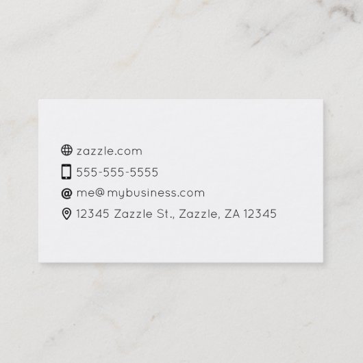 青アート水色 名刺 (裏面)