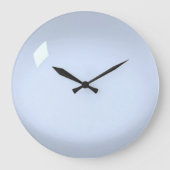 青ア淡い色のクリル ラージ壁時計 (正面)