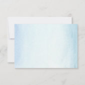 青イタリアンフローラ乳房Mia応答カード 出欠カード (裏面)