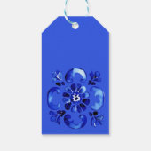 青イタリアン瓦アーチレモンブライダルシャワー ギフトタグ (裏面)