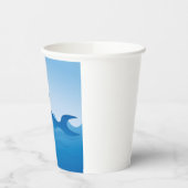 青イルカ 紙コップ (左)