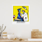 青インフルエンザ ポスター (キッチン)