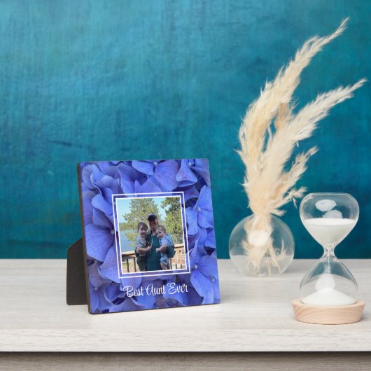 青エレガントいペリウニクルフローラ最高のおばさんエバ フォトプラーク (インサイチュ)