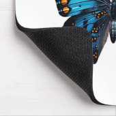 🦋 "青エレガントい蝶 – 自然 – マウインスパイアスス マウスパッド (コーナー)