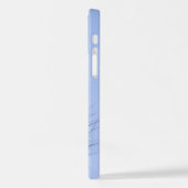 青エレガントいiPhone 12 iPhoneケース (左側面)