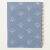 青エレガントかわいらしフローラハ後を追ス・ザ・スターズ プランナー手帳 (裏面)