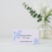 青エレガントつる植物 名刺 (スタンド正面)