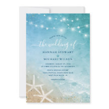 青エレガントとティール（緑がかった色）の水色ビーチ結婚式