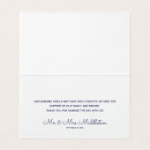 青エレガントと白の結婚ありがとう (内部フラット)