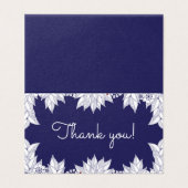 青エレガントと白の結婚ありがとう (外部フラット)