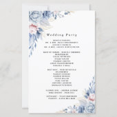 青エレガントと赤面のフローラ結婚 (裏面)