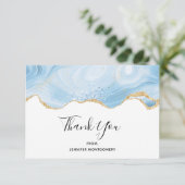 青エレガントと金ゴールドが再び縁ど感謝 サンキューカード (スタンド正面)