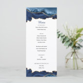 青エレガントと金ゴールドのアガテメニュー メニュー (スタンド正面)