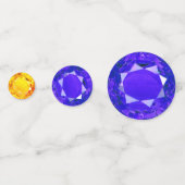 青エレガントと黄色の宝石 コンフェッティ (正面)