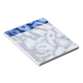 青エレガントは青い宝石の青い石英を上げる ノートパッド (アングル)