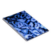 青エレガントは青い宝石の青い石英を上げる ノートブック (右側)