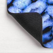 青エレガントは青い宝石の青い石英を上げる マウスパッド (コーナー)