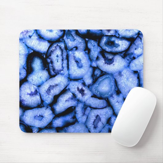 青エレガントは青い宝石の青い石英を上げる マウスパッド (マウス)