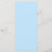 青エレガントアジサイ結婚ズ メニュー (裏面)