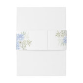 青エレガントアジサイ結婚ズ 招待状ベリーバンド (裏面例)