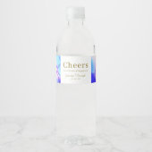 青エレガントオレンジ結婚ズ ペットボトルラベル (正面)