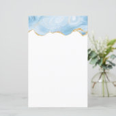 青エレガントクールグリッター付き金ゴールド (スタンド正面)