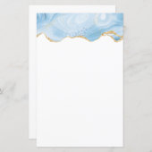 青エレガントクールグリッター付き金ゴールド (正面/裏面)