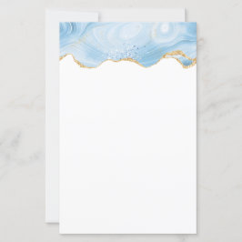 青エレガントクールグリッター付き金ゴールド