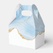 青エレガントクールグリッター付き金ゴールド フェイバーボックス (裏面サイド)