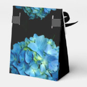 青エレガントティール(緑がかった色)フローラアジサイ青バラ フェイバーボックス (裏面サイド)