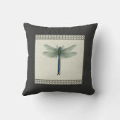 青エレガントトンボ クッション (裏面)