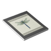 青エレガントトンボ ノートパッド (アングル)