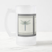 青エレガントトンボ フロストグラスビールジョッキ (左)