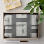 青エレガントトンボ 薄葉紙 (ギフト)