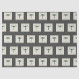 青エレガントトンボ 薄葉紙