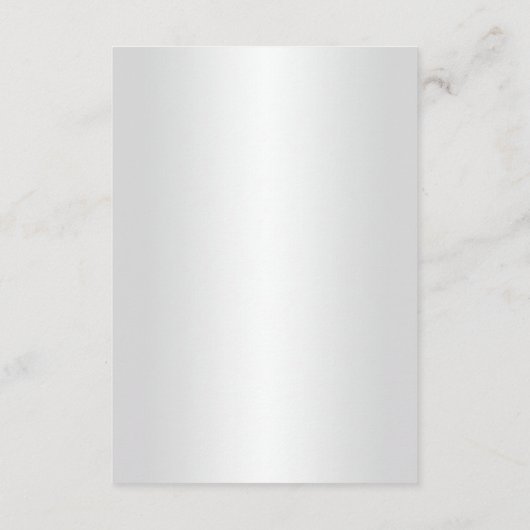 青エレガントバラ結婚の安全対策 エンクロージャーカード (裏面)