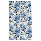 青エレガントバラ スモールペーパーバッグ (裏面)