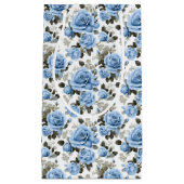 青エレガントバラ スモールペーパーバッグ (正面)