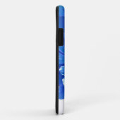 青エレガントフローラデイジー《植物》百日草ダリア Case-Mate iPhoneケース (裏面/右)