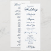 青エレガントフローラ結婚ズ プログラム (正面/裏面)