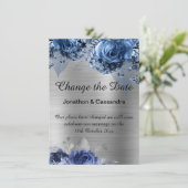 青エレガントフローラ銀縁どは日付を変更 (スタンド正面)