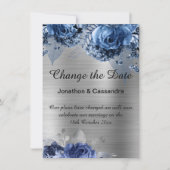 青エレガントフローラ銀縁どは日付を変更 (正面)