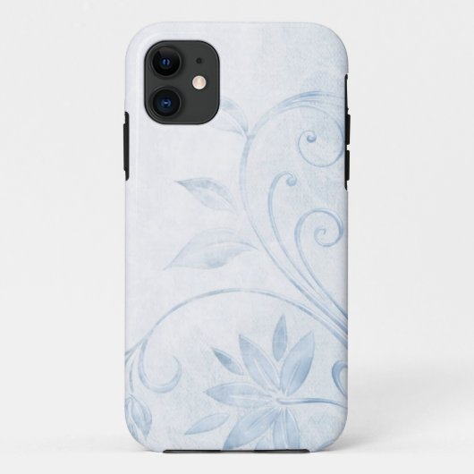 青エレガントヴィンテージ Case-Mate iPhoneケース (裏面)