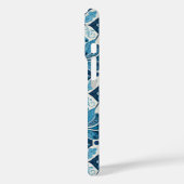 青エレガント入り房保花柄 Case-Mate iPhoneケース (裏面 / 左)