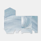 青エレガント卒業生ありがとう フェイバーボックス (折り畳みなし)