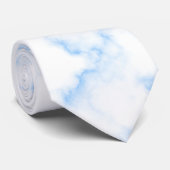 青エレガント大理石 ネクタイ (ロール)