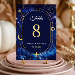 青エレガント天結婚星 テーブルナンバー